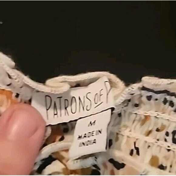 Patrons Of Peace Womens Medium Tops Lot Of 2 Sleevless Floral Boho Cottage Core - Picture 4 of 16